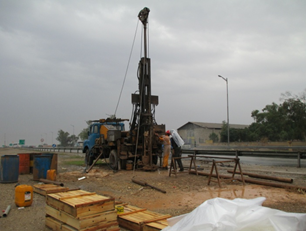 مطالعات ژئوتکنیک پل و تقاطع های کنار گذر رامهرمز-(استان خوزستان)