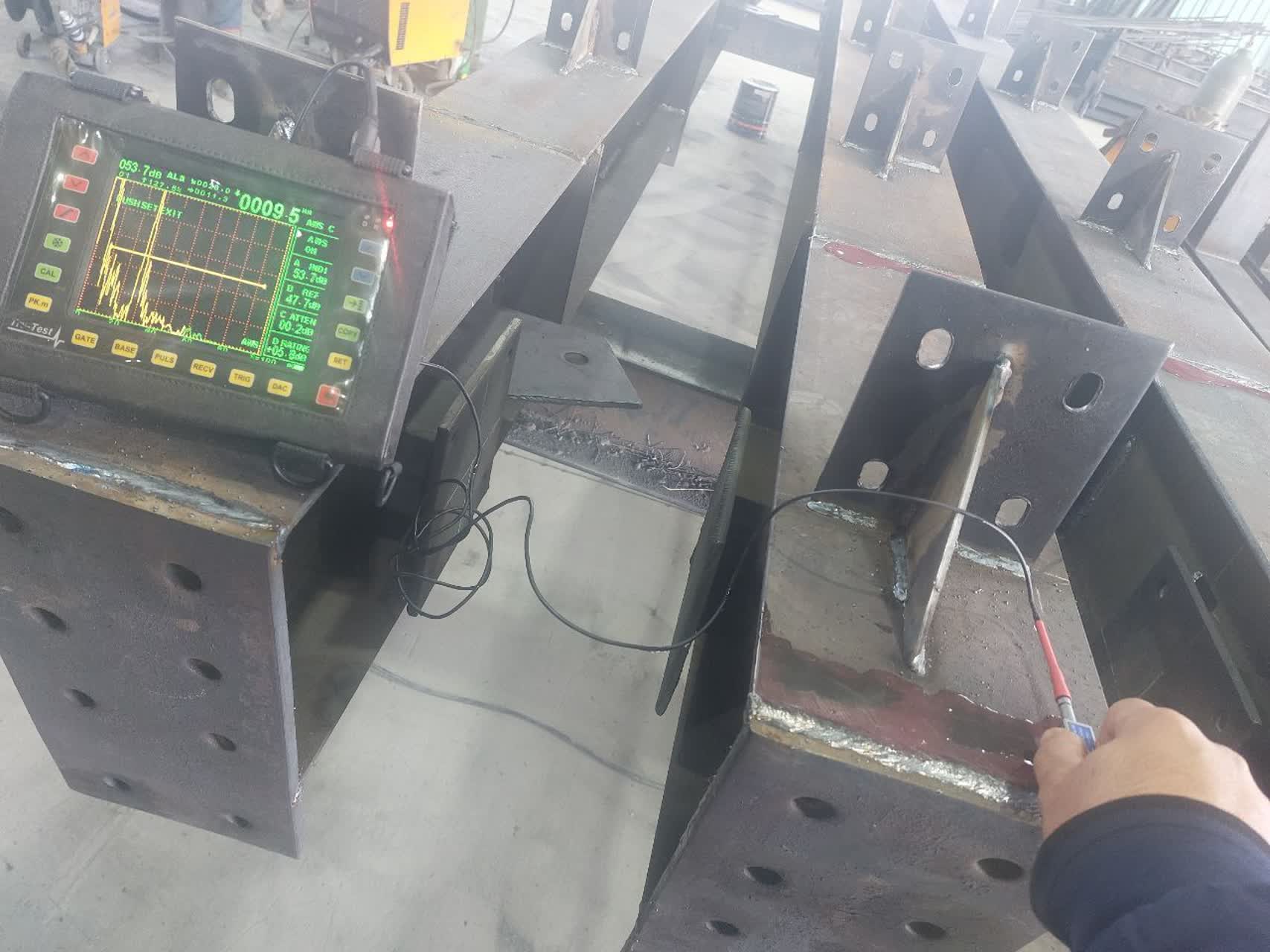 بازرسی جوش سازه های فلزی ترمینال میکانیزه غلات بندر امام خمینی- (استان خوزستان)